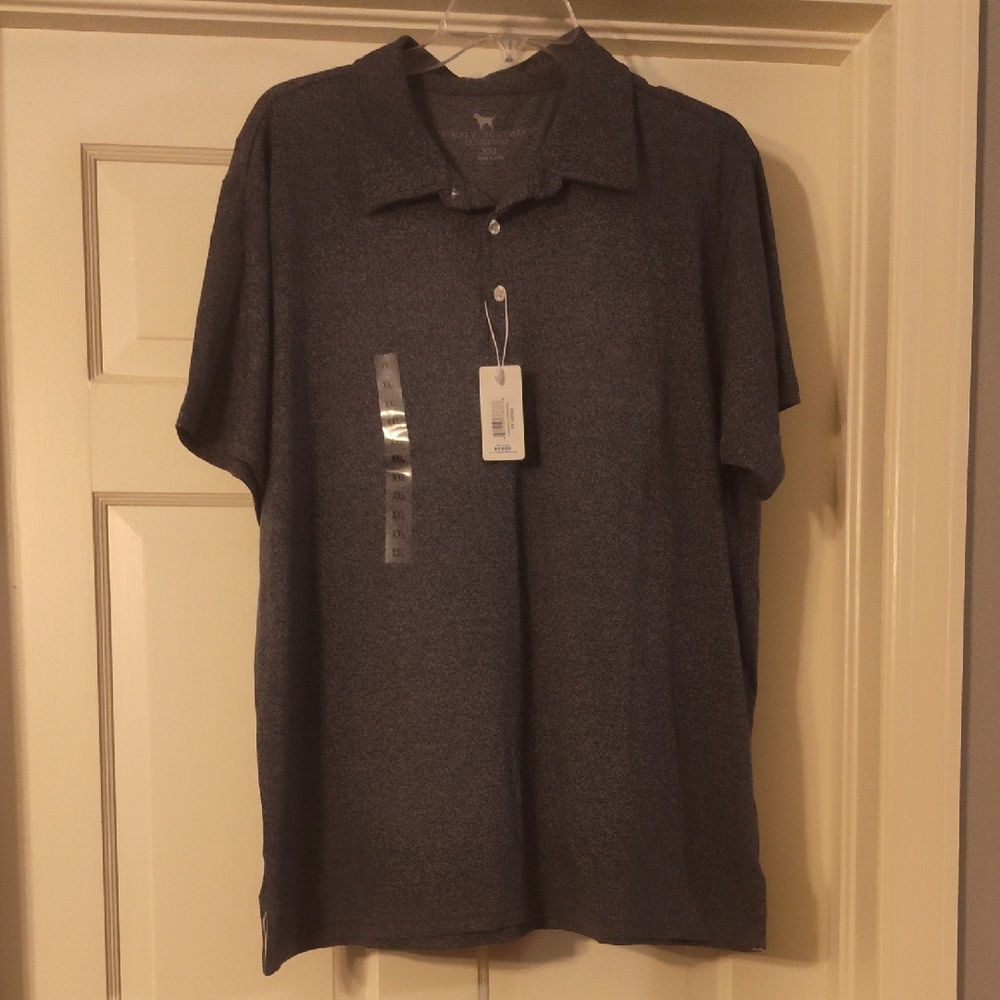 Simply Southern Dark Gray Polo Shirt